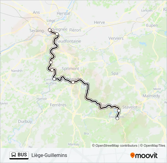 BUS Line Map