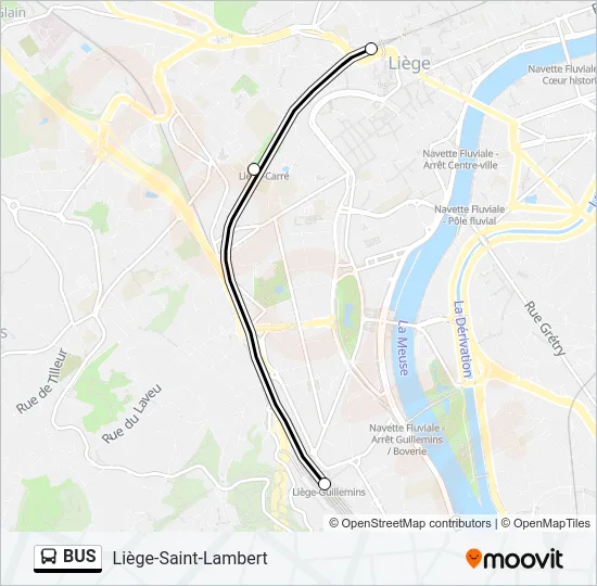 BUS Line Map