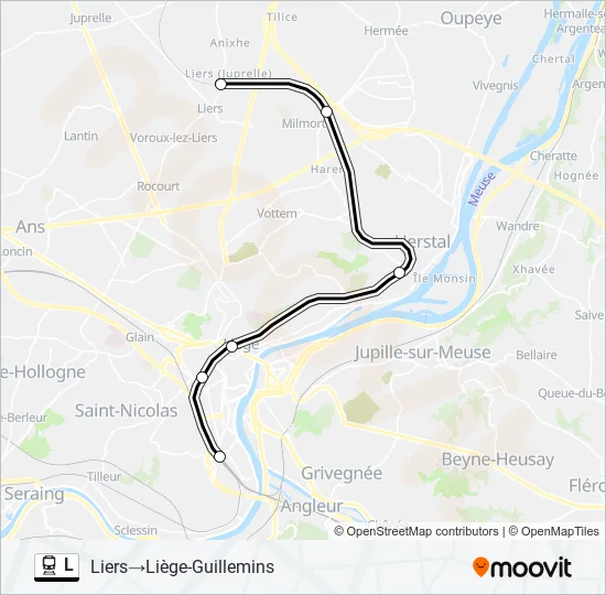 L Train Line Map
