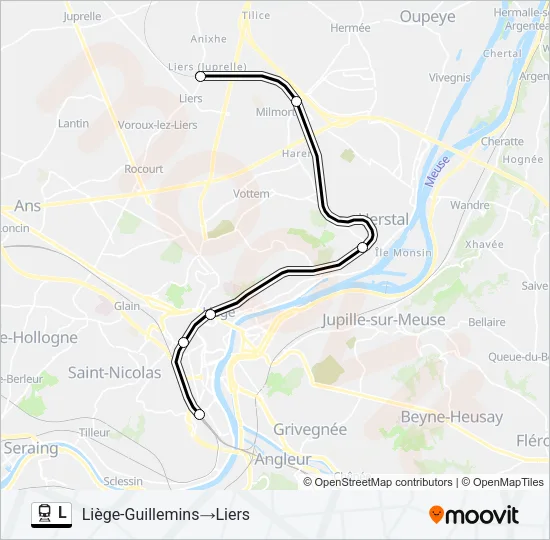 L Train Line Map