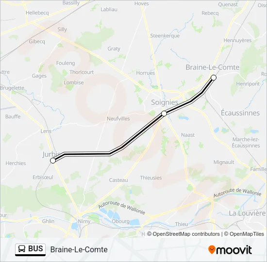 BUS Line Map
