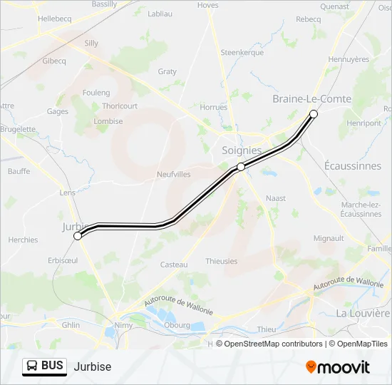 BUS Line Map