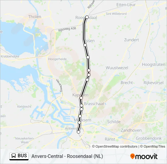 BUS Line Map