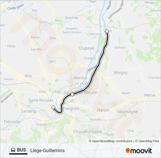 BUS Line Map