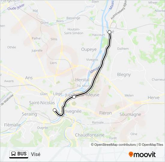 BUS Line Map