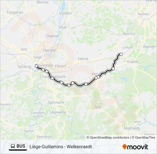 BUS Line Map