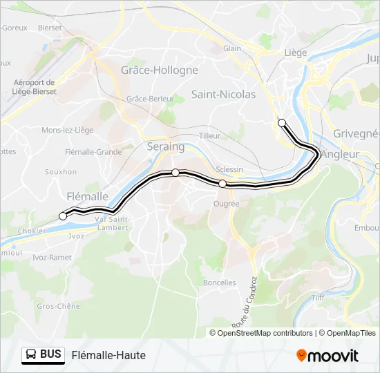 BUS Line Map