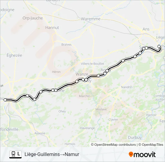 L Train Line Map