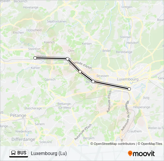 BUS Line Map