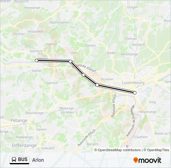 BUS Line Map