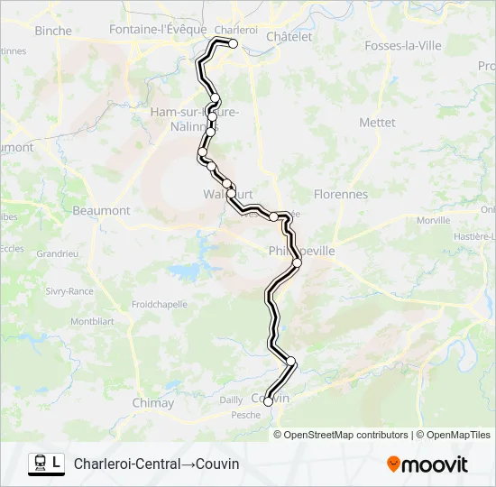 L Train Line Map