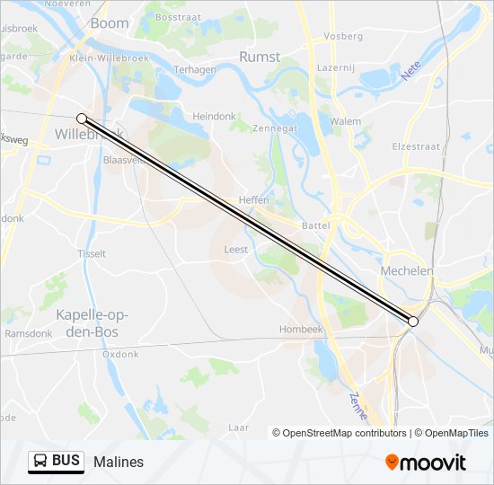 BUS Line Map