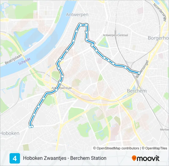 4 Light Rail Line Map