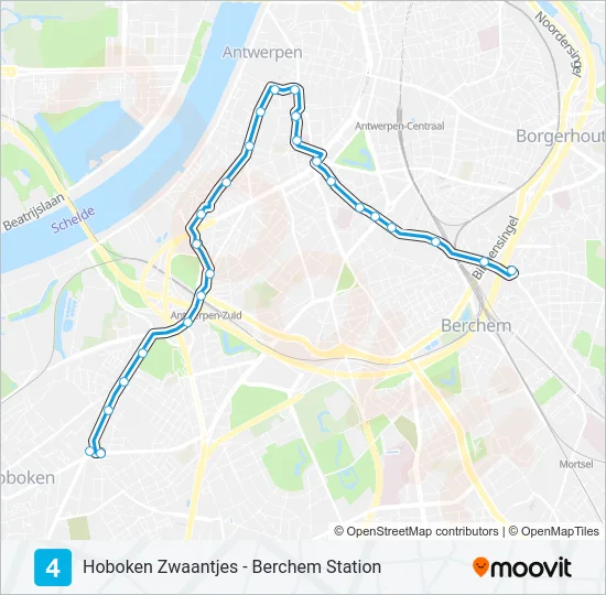4 Light Rail Line Map
