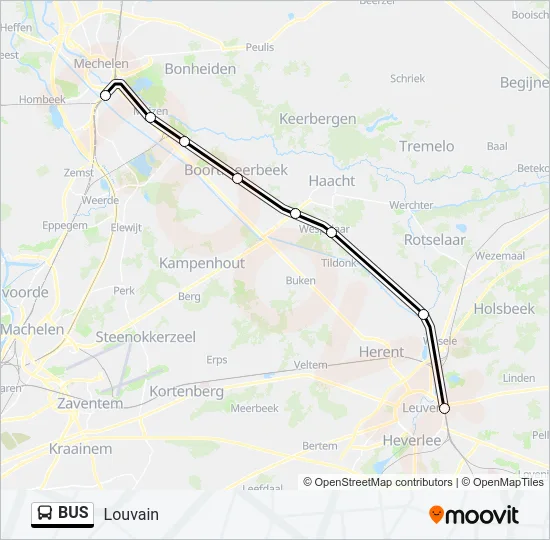 BUS Line Map
