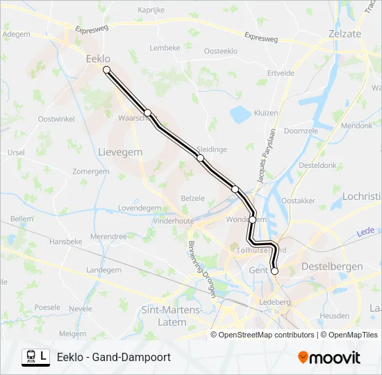 L Train Line Map
