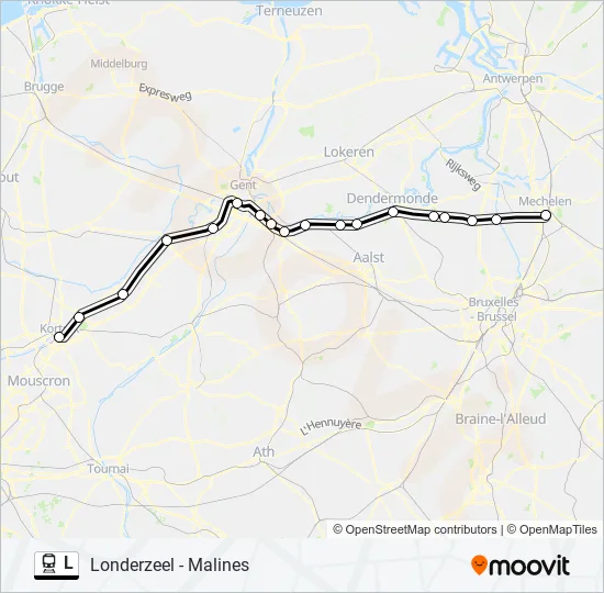 L Train Line Map