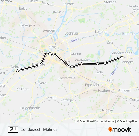 L Train Line Map