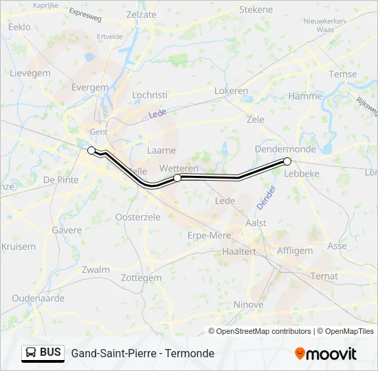 BUS Line Map