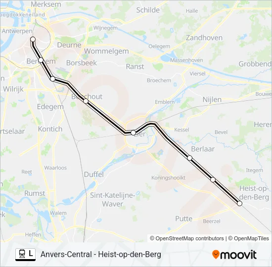 L Train Line Map