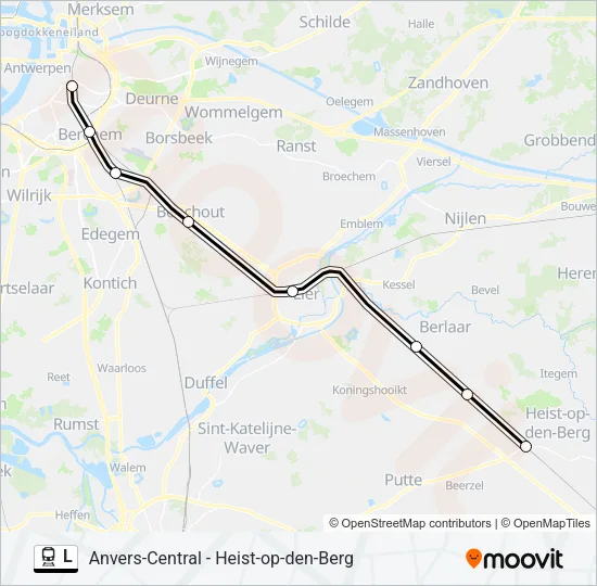 L Train Line Map