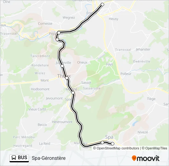 BUS Line Map