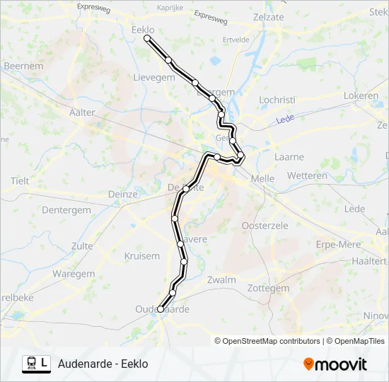 L Train Line Map