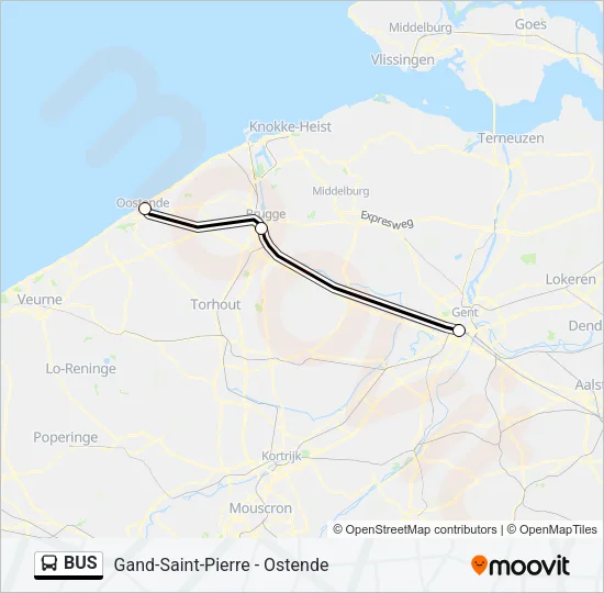 BUS Line Map