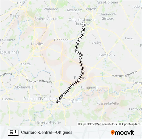 L Train Line Map
