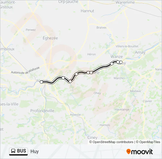 BUS Line Map