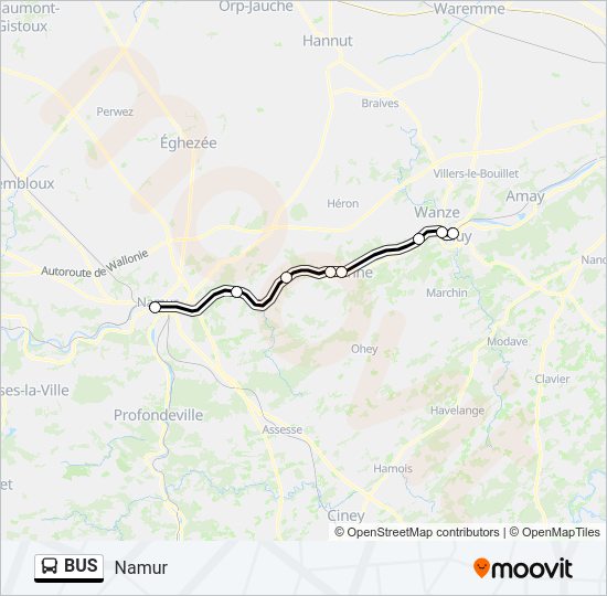 BUS Line Map