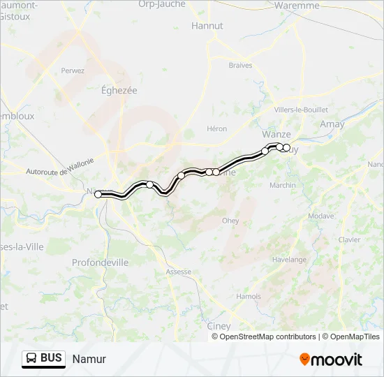 BUS Line Map