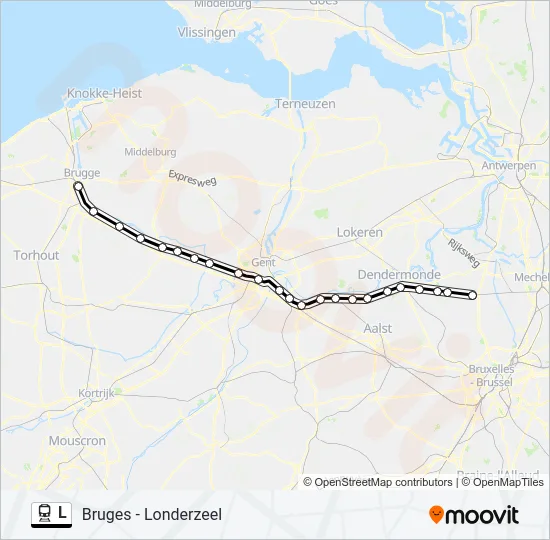 L Train Line Map