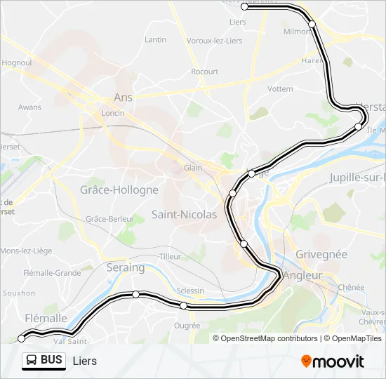 BUS Line Map