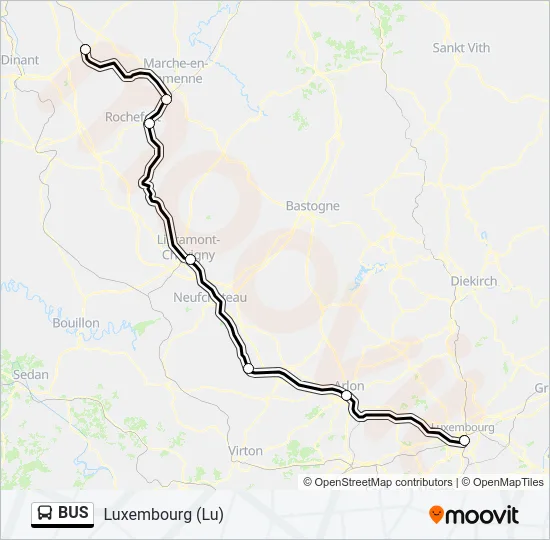 BUS Line Map