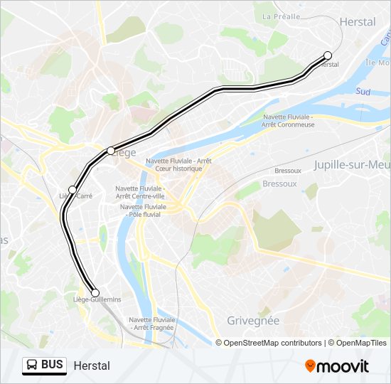 BUS Line Map
