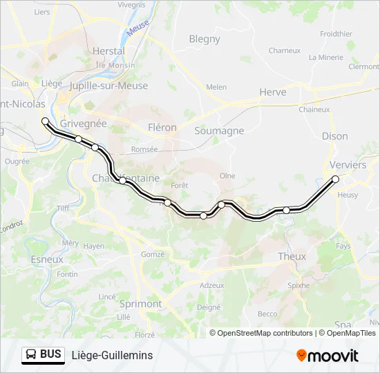 BUS Line Map