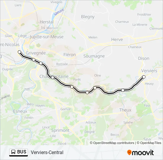 BUS Line Map