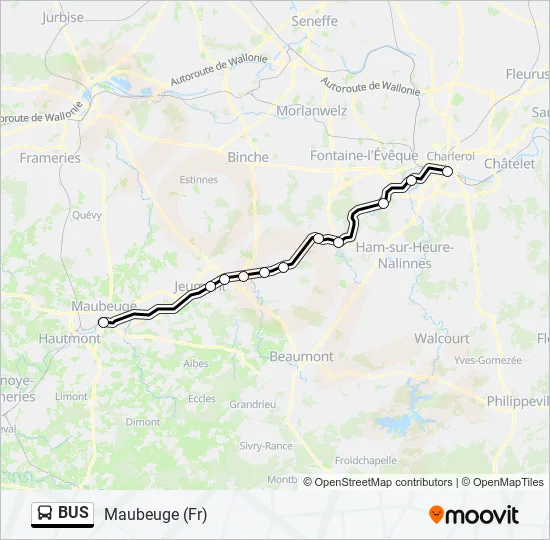 BUS Line Map