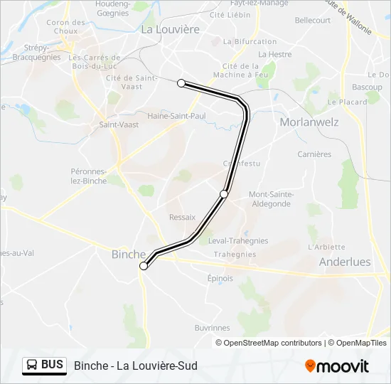 BUS Line Map
