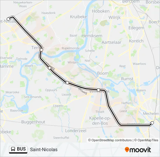 BUS Line Map
