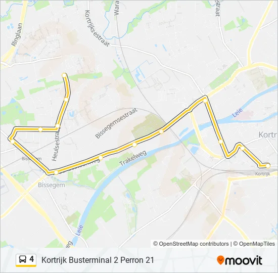 4 Bus Line Map