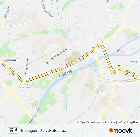 4 Bus Line Map