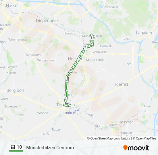10 Bus Line Map