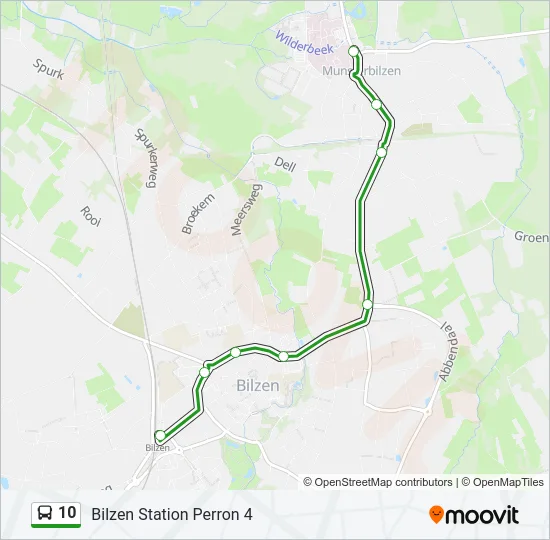 10 Bus Line Map