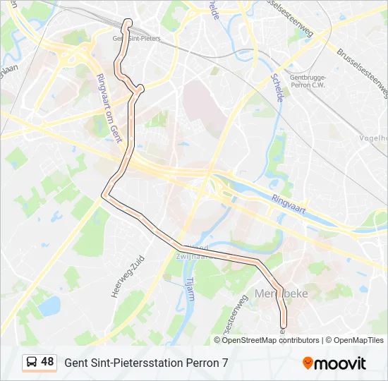 48 Bus Line Map