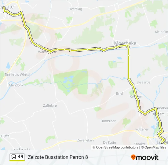 49 Bus Line Map