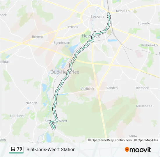 79 Bus Line Map