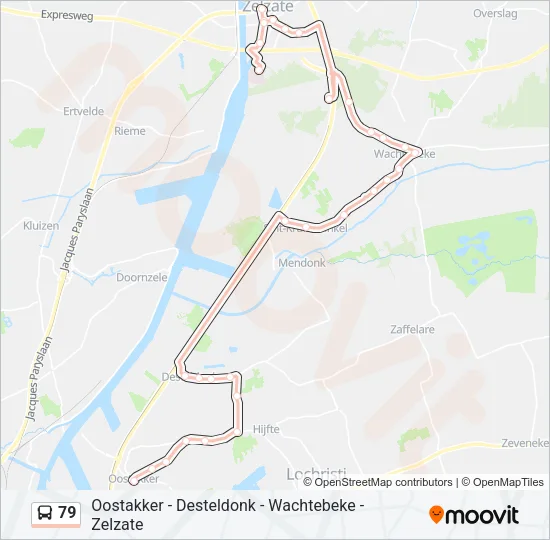 79 Bus Line Map
