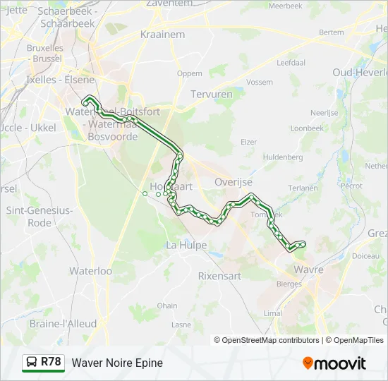R78 Bus Line Map
